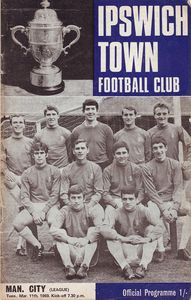 Ipswich Town v Manchester City 1968/69